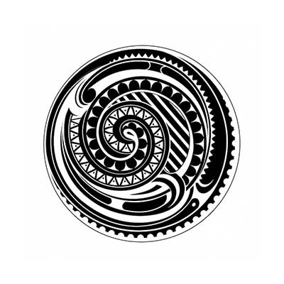 Maori designs Fake Temporary Water Transfer Tattoo Stickers NO.10426